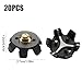 Yaoliucp Golf Spike Golf Shoe Spike Replacement Golf Shoe Stud with Install Tool for Golf Shoe Accessory 20PCS, Golf Shoe Studs