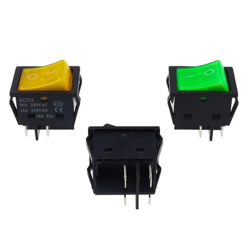 Interruptor KCD4 de 30A con contactos de plata pura para alta potencia 2