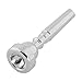 Pakala66 Trumpet Mouthpiece 3C 5C 7C Size Instrument Accessory (3 Pack Silver)
