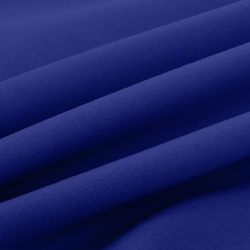 Image of Elegant Comfort Luxury Ultra-Soft 2-Piece Pillowcase Set 1500 Thread Count Egyptian Quality Microfiber Double Brushed-100% Hypoallergenic-Wrinkle Resistant, Standard /Queen Size, Royal Blue