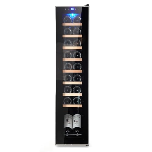 Garvee 18 Bottle Wine Cooler, Freestanding Compressor Wine & Beverage Refrigerator with Premium...