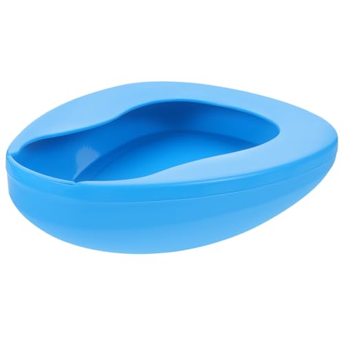 LALADEFIEE Portable Bedpan for Elderly Women and Men Contoured Design for Comfort Thickened Patient Pot for Home Hospital Travel Camping Use