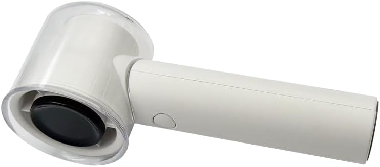 Portable Fan Rechargeable - 14500RPM High Speed Turbo Handheld Fans with Digital Display - 16H Cooling USB Battery Powered Fan - Gifts for Men & Women, Travel Essentials, Camping Gear - White