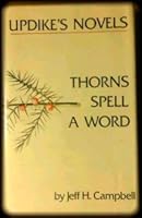 Updike's Novels: Thorns Spell a Word 0915323028 Book Cover