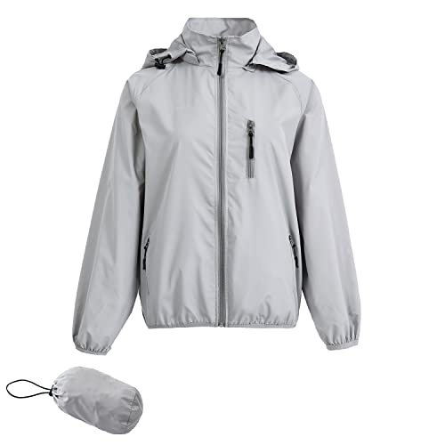 Amazon.com: Spmor Women's Lightweight Waterproof Rain Jacket