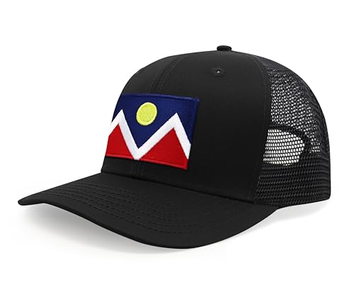 Image of International Tie City Hat for Men and Women, Adjustable Snapback Trucker Baseball Cap with Embroidered Patch