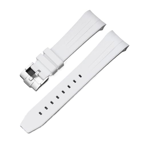 Sangle en caoutchouc courbe 22mm remplacer bande de montre homme femme