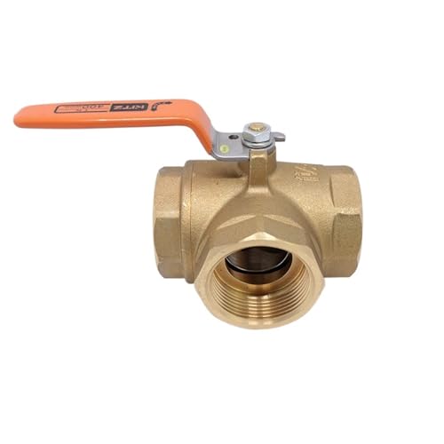 Válvula KITZ TN de tres vías que elimina fugas de gas y agua en instalaciones DN8 de latón 2
