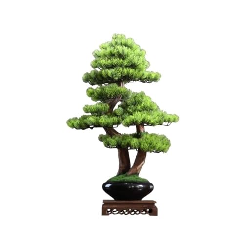 Landscape Indoor Fake Potted Plants Simulation Welcome Pine Bonsai Ornaments Living Room Entrance Hotel