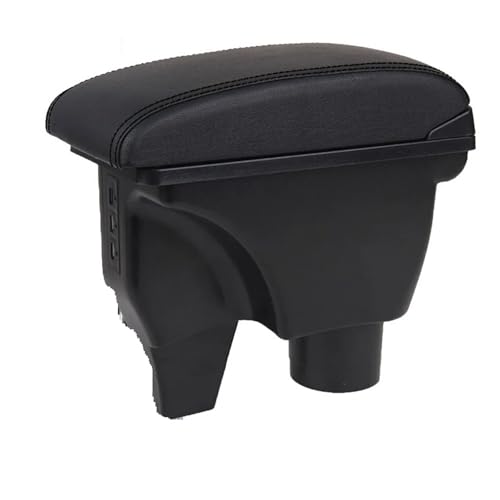 センターコンソールボックス のためにヤリス用 のためにヴィッツ用 車用 アームレストボックス アクセサリー 内装詳細 収納ボックス 後付けパーツ(A Black line)