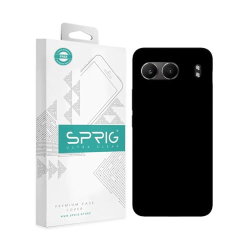 Image of SPRIG Compatible with OnePlus Nord 4 Premium SilkTone Back Cover Drop Tested Shock Proof Mobile Case for Men, Women, Boys and Girls with Camera Protection (Black)