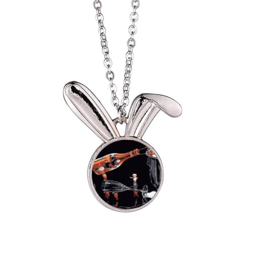 Collier pendentif seau à glace en verre pour rompre la monotonie des bijoux