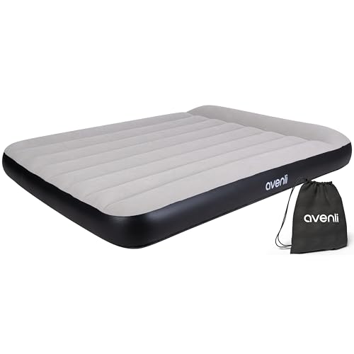 AVENLI Luftmatratze Luftbett selbstaufblasend für 2 Personen 191x137x30cm aufblasbare Matratze Gästebett mit integrierter Pumpe hohe Liegefläche beflockte Oberfläche für Camping & Zuhause AVENLI Luftmatratze Luftbett selbstaufblasend für 2 Personen 191x137x30cm aufblasbare Matratze Gästebett mit integrierter Pumpe hohe Liegefläche beflockte Oberfläche für Camping & Zuhause