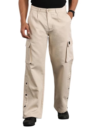 Thomas Scott Baggy Fit Casual Trouser Multy Pockets Pants for Men