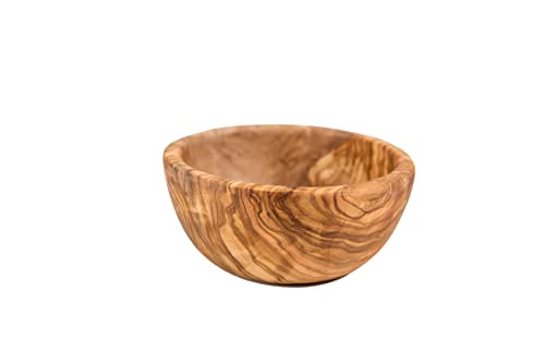 Lipper International 6011 Olive Wood Serving Bowl for Salads, Fruit, or Popcorn, Small, 4.75