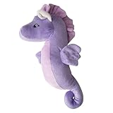 SNUGAROOZ Cute Shelly The Sea Horse Stuffed Animals for Dogs, Cool Puppy Toys, Tough & Durable Soft Squeaky for Chewers, for Pet - (17 inches, Purple)