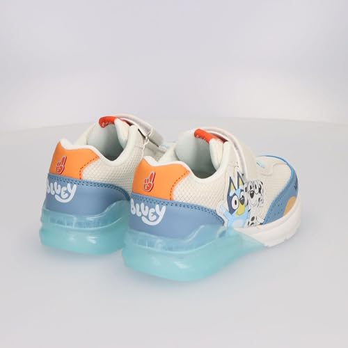 Zapatillas cómodas de Bluey con luces para evitar resbalones infantiles 7