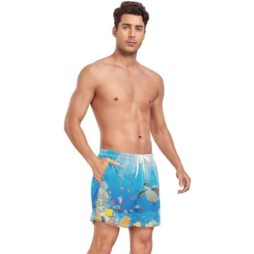 Mens Short Swim Trunks Men's 2 in 1 Workout Shorts with Liner Lightweight4