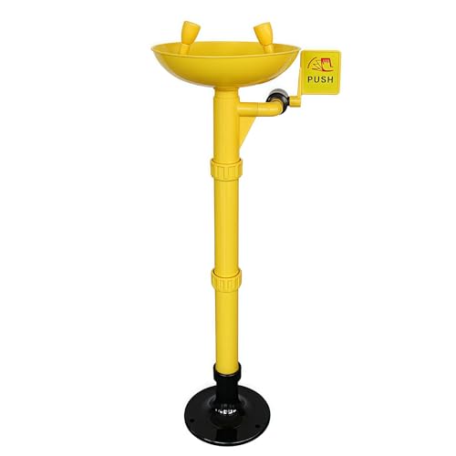 ZTCHSENZT Safety Eyewash,Emergency Eye Wash Station, Stainless Steel Eye Rinse Unit for Factories and Laboratories Safety Protection