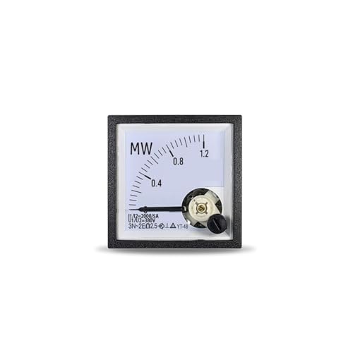 Compteur de puissance active triphasé 400kW YT48 division kilowatts pour tableau 380V 600-5A