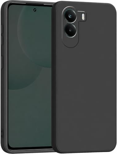 Image of FIRST MART Matte Silicone Back Cover for Redmi A7 Pro - Black