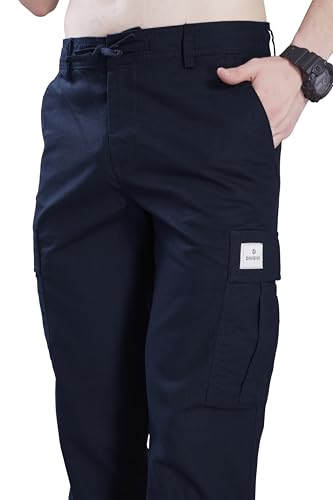 Image of DIVISIVE Men's Loose Fit Linen Blend Cotton Cargo Pants
