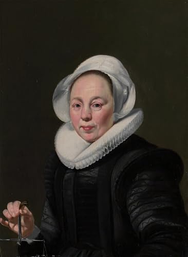 Pintura decorativa de De Keyser de 60x90cm que transforma tu sala con arte clásico elegante