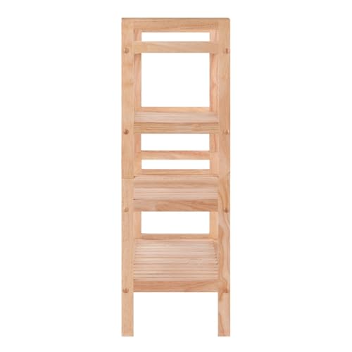Étagère à chaussures robuste en bois noble, rangement empilable premium - 6