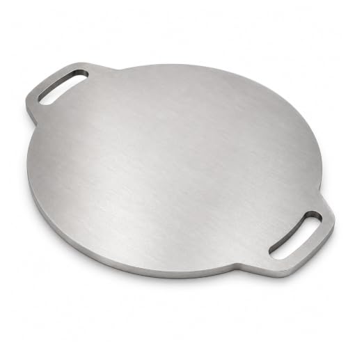 Image of Pure Iron Dosa Tawa, 12 Inch, 8mm Thick, Fully Seasoned, Non-Stick, Flat Borderless Design, 30 cm, 5 kg (8 mm)