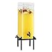 Cal-Mil 1132-5-13 One by One Beverage Dispenser with Ice Chamber, 29" Height, 11.75" Width, 11.75" Length, Acrylic, Black