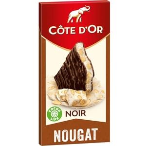 Cote DOr Chocolat Noir Nougat 130g Cote DOr Dark Chocolate with Nougat 130g