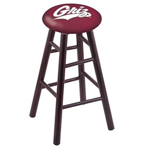 Holland Bar Stool Co. Maple Bar Stool in Dark Cherry Finish with Montana Seat by The