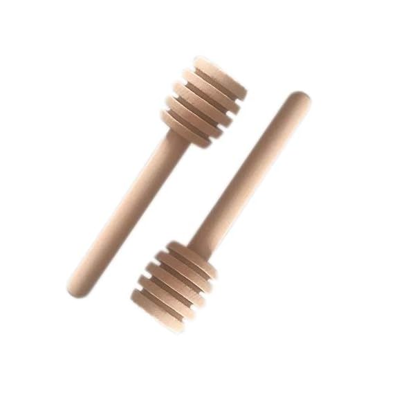 YYGMSS Miel Dipper Stick Mini dispensador de madera para coleccionar cocina comedor (3 pulgadas) - Imagen 9