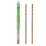 HLOFIZI 7/32 x 12 Inch Cobalt Long Drill Bits (2 Pack), Drilling for Hard Wood, Aluminum, and Soft Metal Sheet