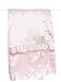 Little Giraffe Chenille Satin Blanket, Pink
