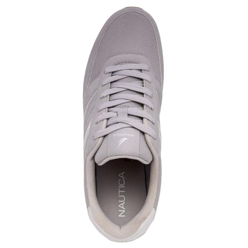 Image of Nautica Men's Lace-Up Sneakers - Casual, Stylish, and Comfortable for Walking