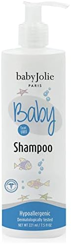 Baby Jolie Baby Shampoo Paris. With tear-free formula. Gentle and Safe for Newborns and Toddlers | 7.5oz (221ml)