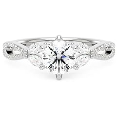 Silver 1/CT Round diamond