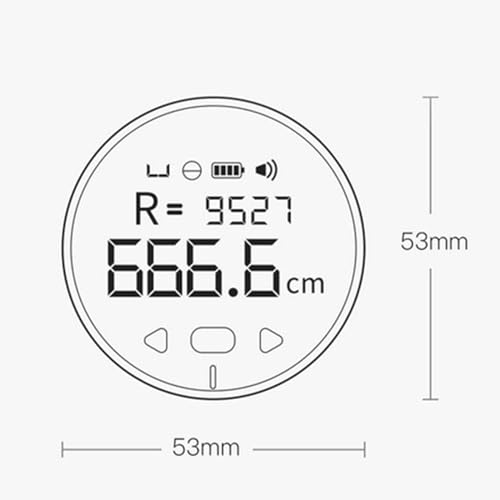 Cinta métrica electrónica recargable con pantalla LED miniatura 2