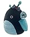 Squishmallows Original 14in Celie The Teal and Black Grasshopper with Bow – Official Jazwares Plush (Large)