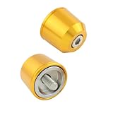 ポッシュフェイス(POSH FAITH) バイク用品 ハンドルバーエンド ミドルウェイトバーエンド カワサキ純正ハンドルM8タイプ ZRX1200DAEG 他 ゴールド 032579-04-10 バーエンドキャップ