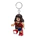 Lego DC Super Heroes Large 3 Inch Tall Figure Keychain Light - Wonder Woman (KE117H)