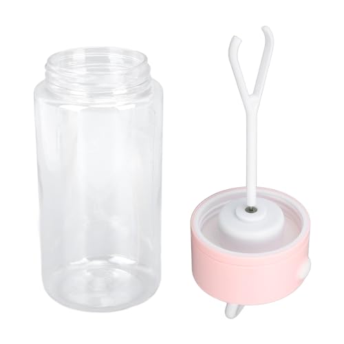 YUYTE Botella Agitadora de Proteínas Eléctrica de 300ml, Taza Agitadora Portátil de Mezcla Automática para Actividades Activas, para Viajes y Gimnasio (PINK)