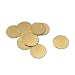 100 Brass Round 5/8 Inch Metal Stamping Blanks 16mm Diameter Circle Brass Discs