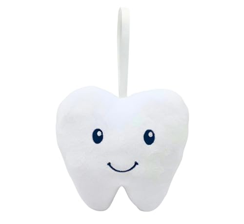 Squishie Tooth Fairy Pillow with Pocket and Poem | Tooth Fairy Gifts for Boys and Girls | Tooth Holder Plushie, Coy