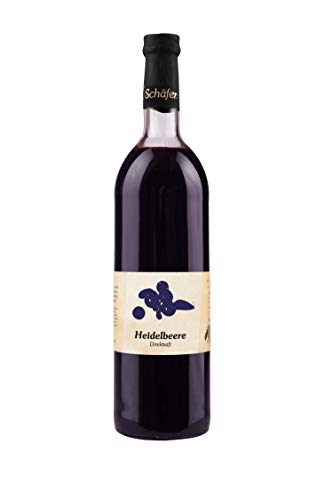 Heidelbeeren Direktsaft, 100% Direktsaft, naturtrüb & vegan (6 x 0,73l)
