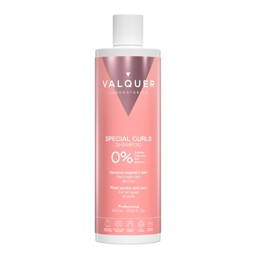 VALQUER Shampoing Curly Cheveux Bouclés | Formule 0% | 400 ml