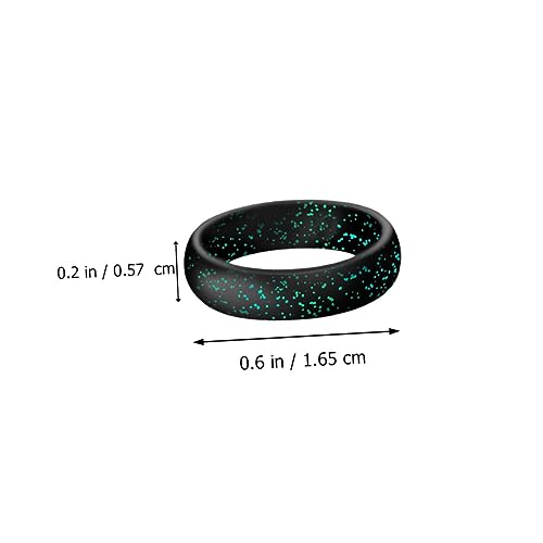 Anillos de silicona deportivos para mujer 4 piezas miniatura 3