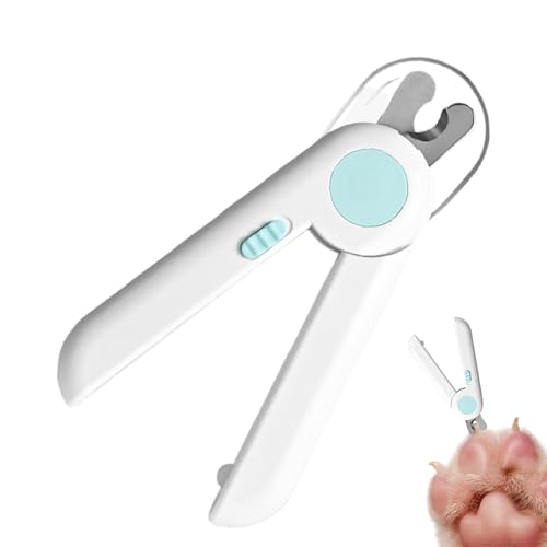 Cortaúñas para perros | Lijador de uñas para perros con luz, herramienta para el aseo de patas de animales domésticos para pequeños animales, conejos, pájaros, | corte de uñas para uso