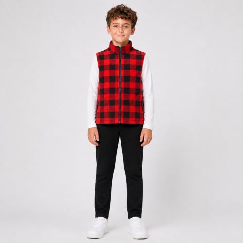 Image of Mud Kingdom Boys Girls Polar Fleece Vest Winter Thick Warm Outerwear Funny Cartoon